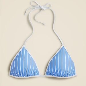 J. Crew - String Bikini Top in Blue and White Stripe